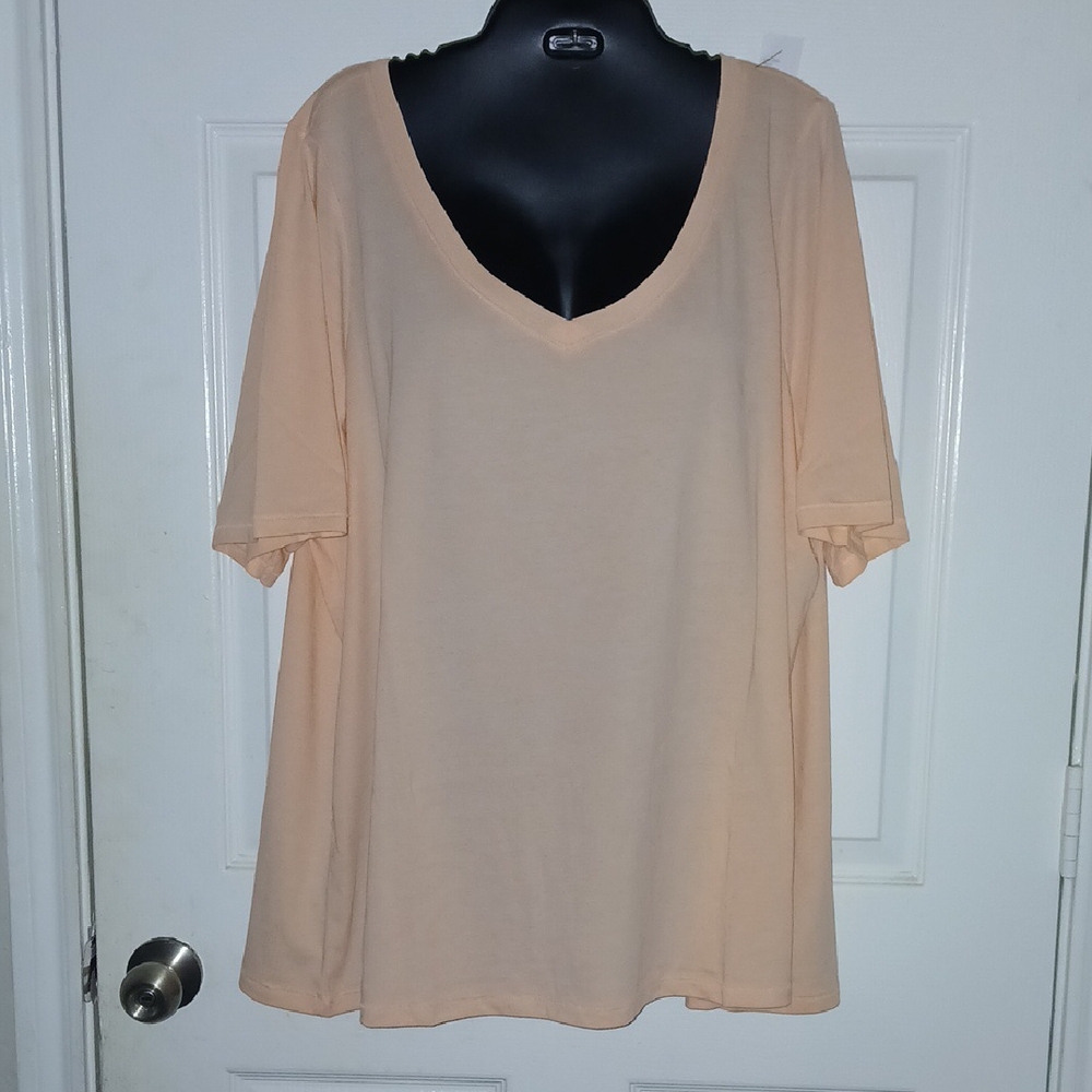 Lane Bryant V-Neck Classic Perfect Sleeve Tee Size 22/24